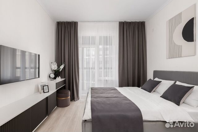 

1-к. квартира, 40 м², 2 кровати