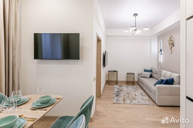 

Квартира-студия, 40 м², 2 кровати