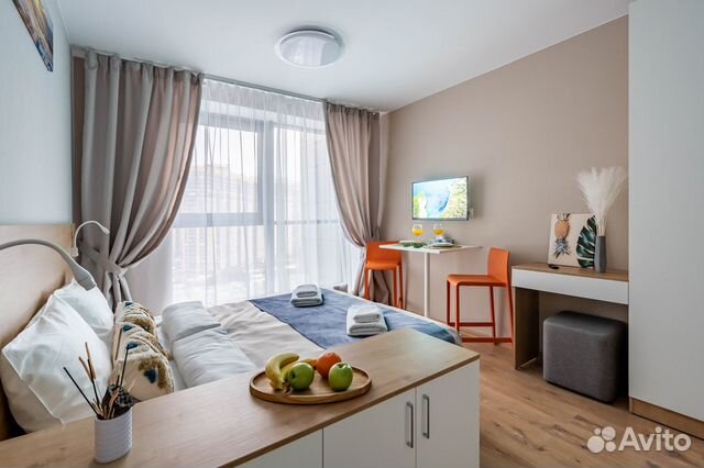 

Квартира-студия, 25 м², 1 кровать