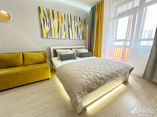 

Квартира-студия, 33,8 м², 2 кровати