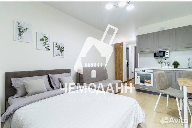 

Квартира-студия, 25 м², 2 кровати