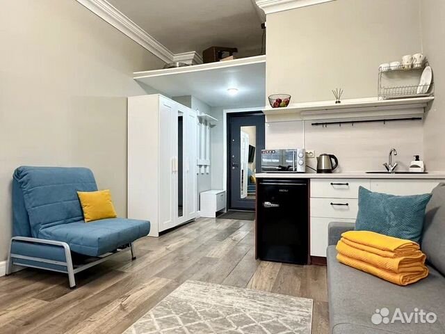 

Квартира-студия, 22 м², 2 кровати