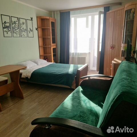 

Квартира-студия, 30 м², 2 кровати