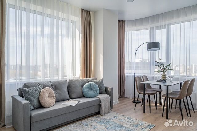 

1-к. квартира, 44 м², 2 кровати