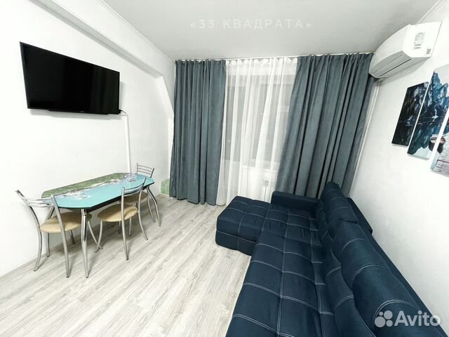 

Квартира-студия, 33 м², 2 кровати