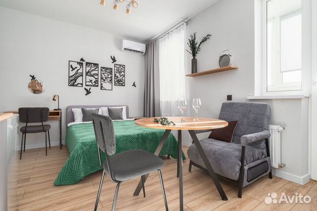 

Квартира-студия, 30 м², 2 кровати