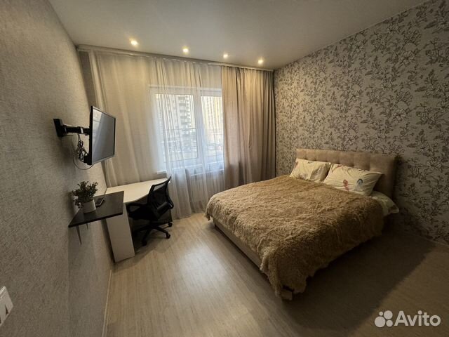 

1-к. квартира, 38 м², 2 кровати