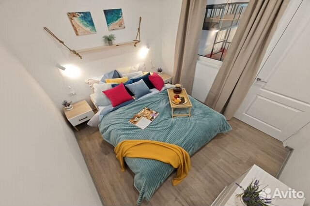 

Квартира-студия, 40 м², 4 кровати