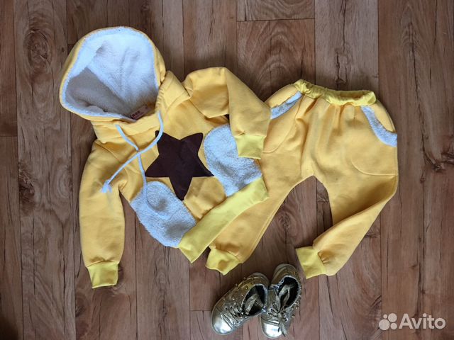 Тёпленький костюм на девочку р.86-98