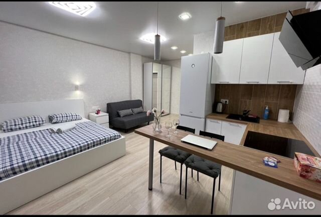 

Квартира-студия, 45 м², 2 кровати