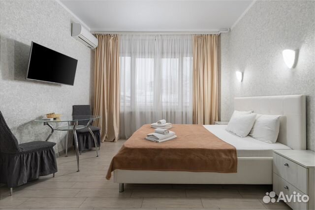 

Квартира-студия, 28 м², 2 кровати