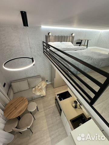 

Квартира-студия, 25 м², 2 кровати