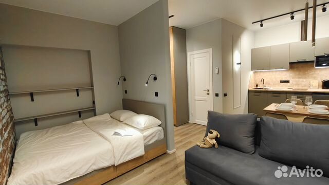 

Квартира-студия, 23 м², 2 кровати
