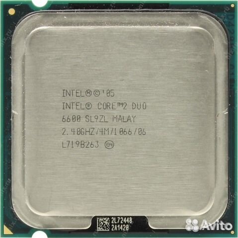 Intel Core 2 Duo E6600 процессор