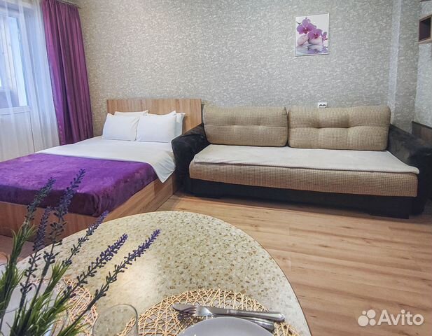 

Квартира-студия, 28 м², 2 кровати