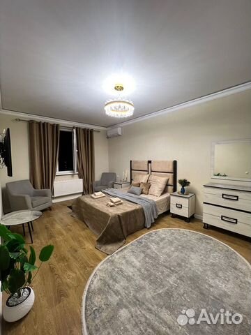 

1-к. квартира, 45 м², 2 кровати