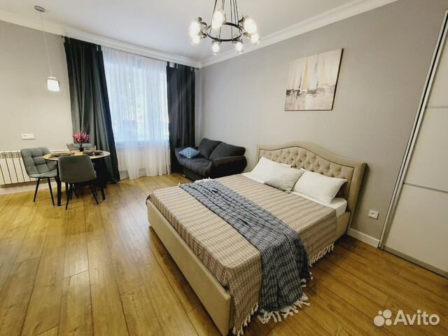 

Квартира-студия, 33 м², 2 кровати