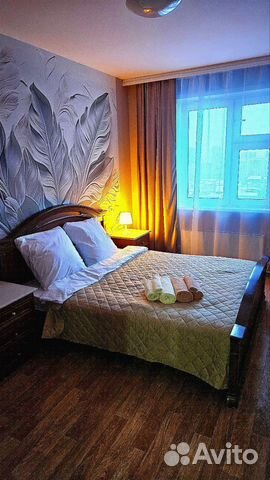 

1-к. квартира, 54 м², 2 кровати