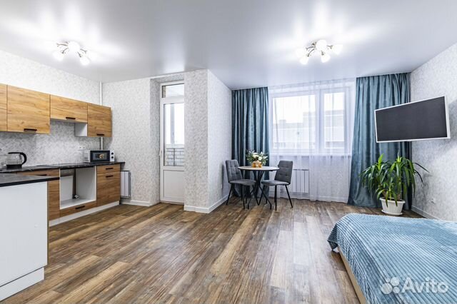 

Квартира-студия, 32 м², 1 кровать
