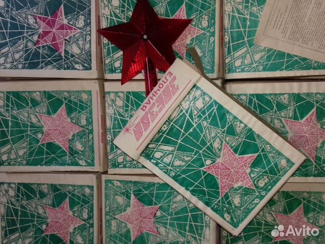 Ретро звезды на ёлку, СССР, от сети 220В, новые Ретро звезды на ёлку, СССР, от сети 220В, новые