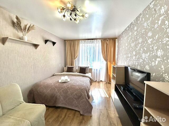 

1-к. квартира, 34 м², 2 кровати