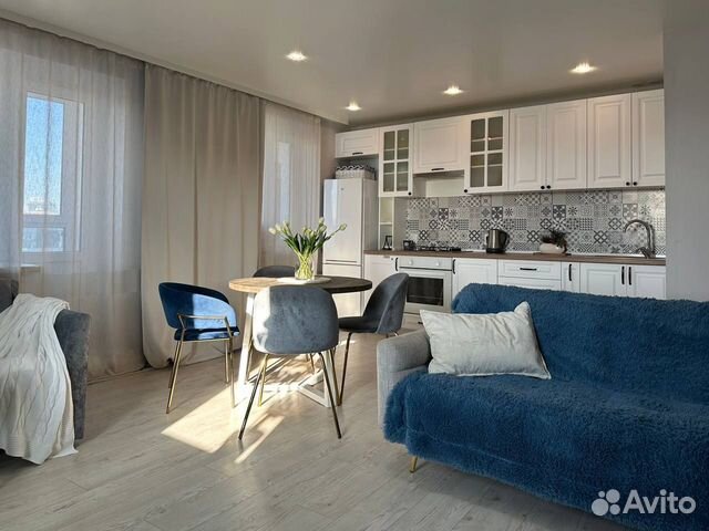 

1-к. квартира, 46 м², 3 кровати
