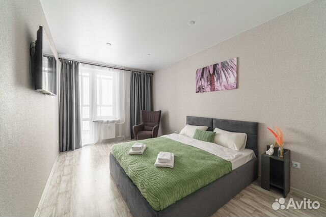

1-к. квартира, 38 м², 2 кровати