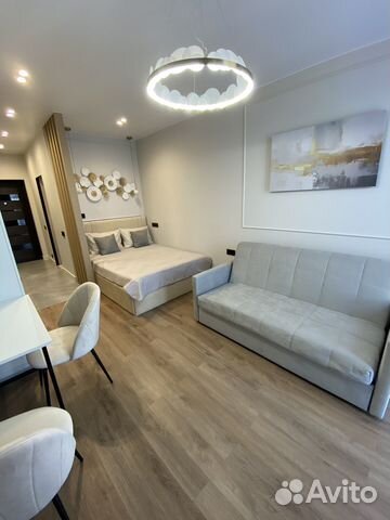 

Квартира-студия, 29 м², 2 кровати