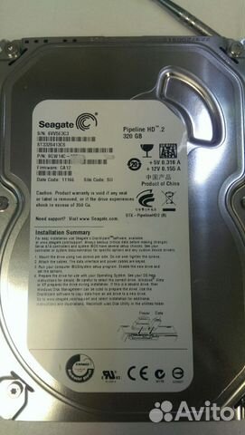 Жесткий диск 320Gb SATA
