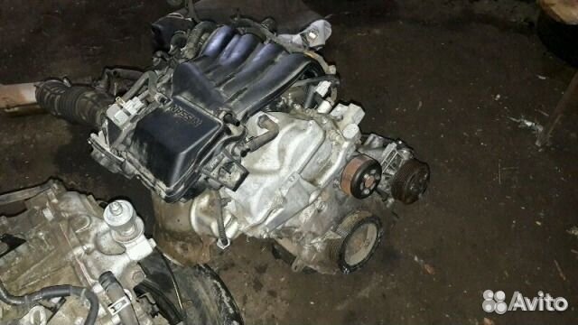 Двигатель HR16 для Qashqai, Note, Tiida, Juke 1.6
