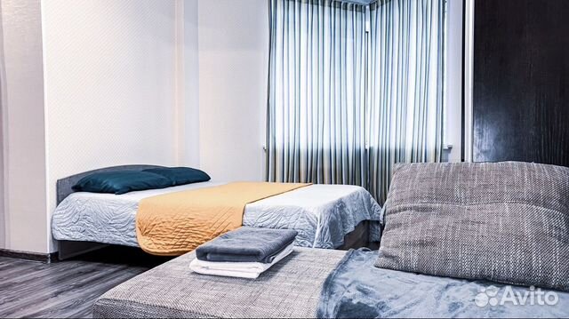 

Квартира-студия, 55 м², 2 кровати
