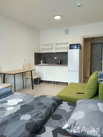 

Квартира-студия, 30 м², 2 кровати