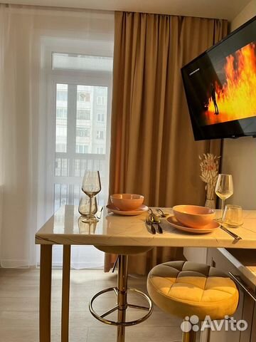 

Квартира-студия, 32 м², 1 кровать