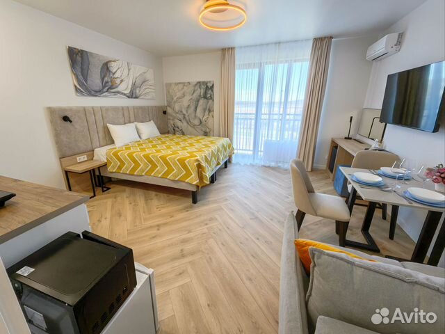 

Квартира-студия, 32 м², 2 кровати