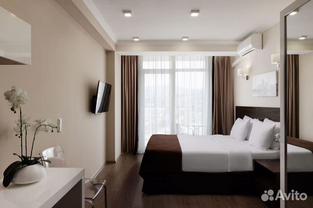 

1-к. квартира в апарт-отеле, 37 м², 3 кровати