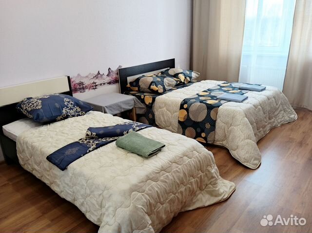 

1-к. квартира, 40 м², 2 кровати