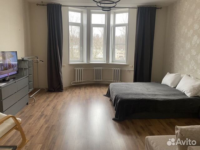 

1-к. квартира, 45 м², 3 кровати