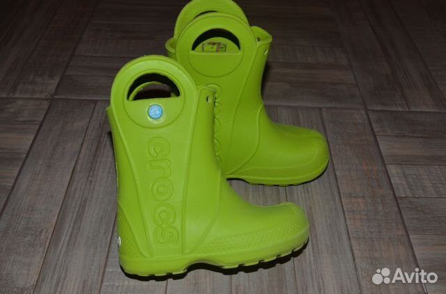 Резиновые сапоги crocs как новые Резиновые сапоги crocs как новые