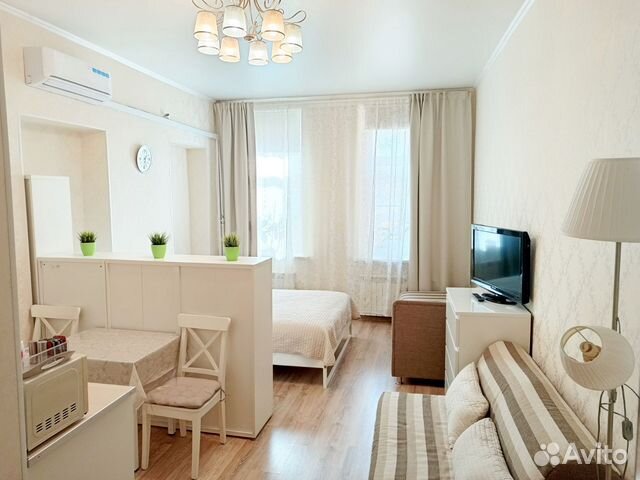 

Квартира-студия, 27 м², 3 кровати