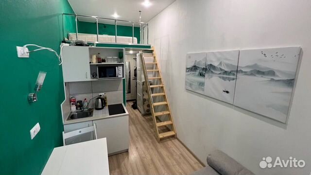 

Квартира-студия, 15 м², 2 кровати