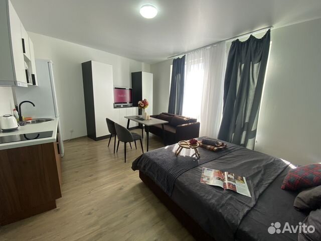

Квартира-студия, 35 м², 2 кровати