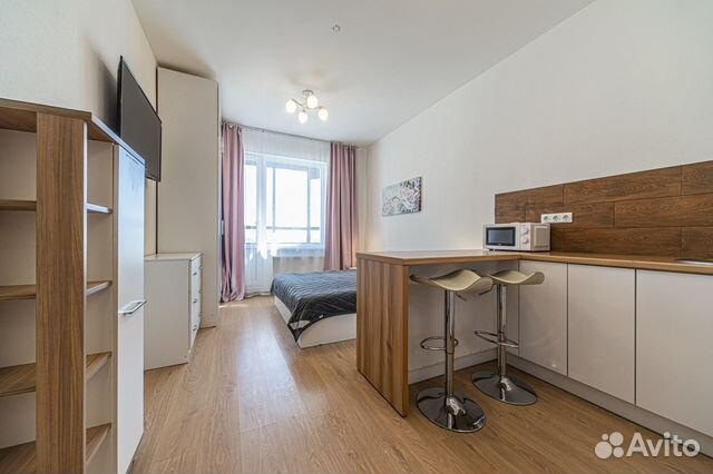 

Квартира-студия, 32 м², 1 кровать