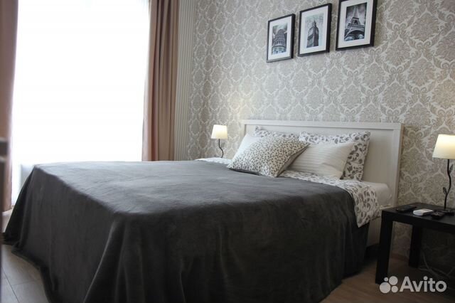 

1-к. квартира, 40 м², 2 кровати