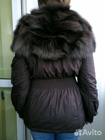 Куртка с меховым воротником-капюшоном Куртка с меховым воротником-капюшоном