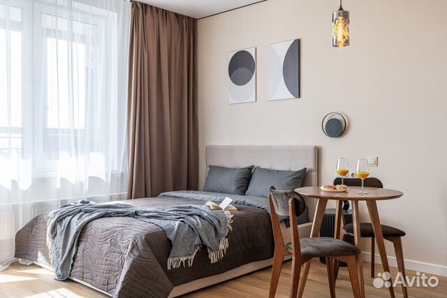 

Квартира-студия, 32 м², 1 кровать