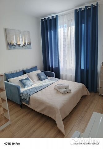 

Квартира-студия, 20 м², 1 кровать