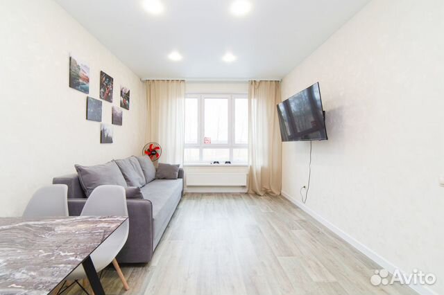 

1-к. квартира, 42 м², 2 кровати