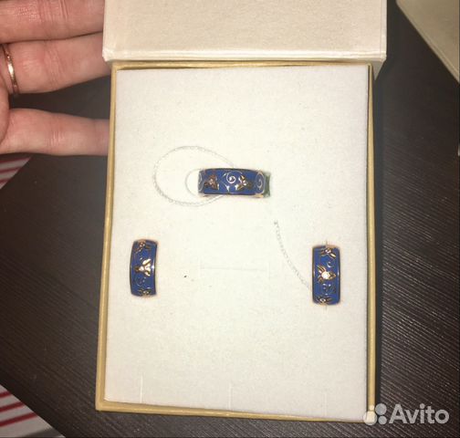 Комплект Sokolov Кольцо и Серьги с Фианитами