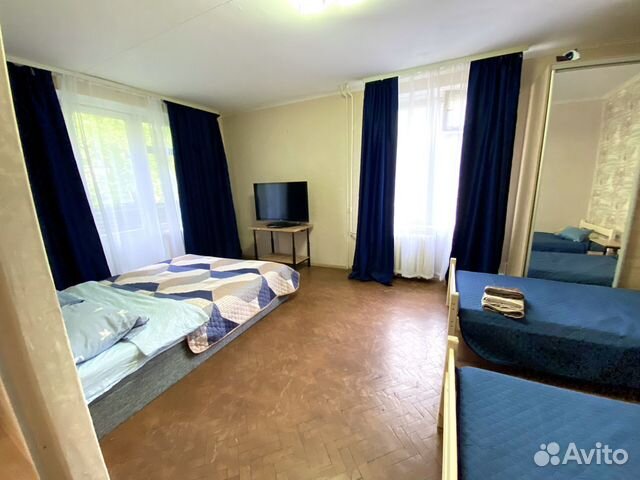 

1-к. квартира, 40 м², 2 кровати