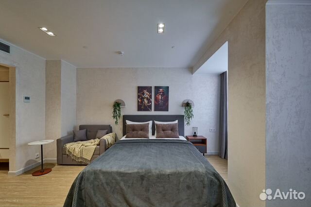 

Квартира-студия, 27 м², 2 кровати